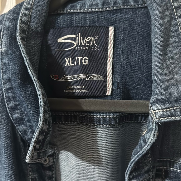 NWOT Silver Jean jacket - Picture 1 of 6